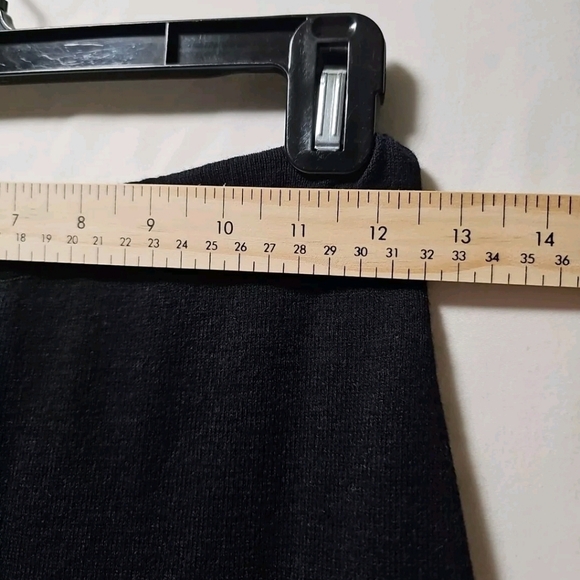 Max Mara Trousers Women Black Medium  100% Wool High Rise Made in Italy - Picture 4 of 13